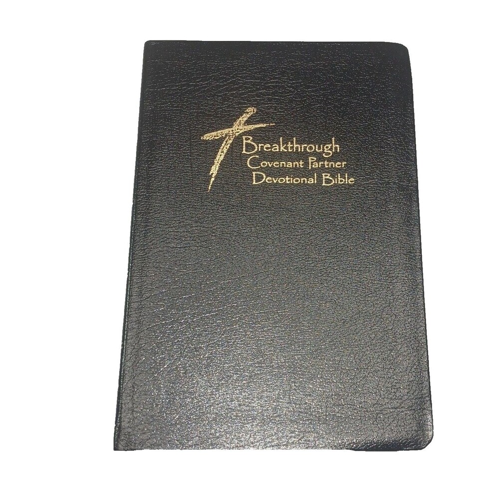 Breakthrouth Covenant Partner Devotional Bible King James Version BLack 2000